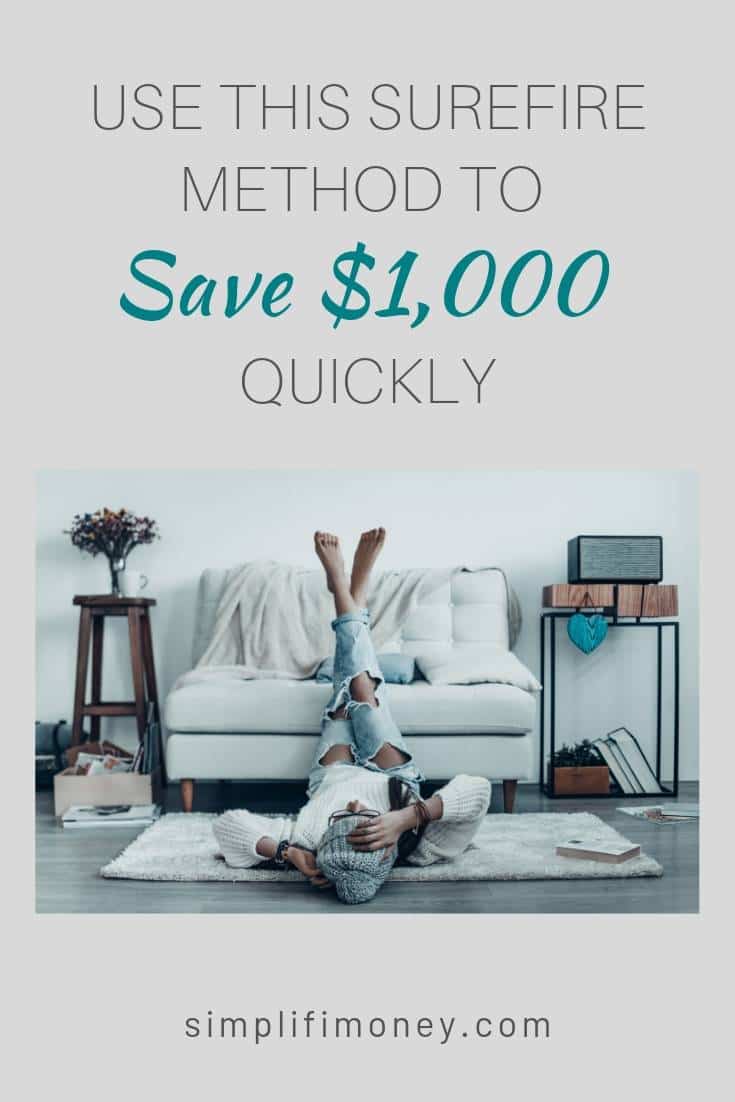 Use This Surefire Method to Save $1,000 Quickly